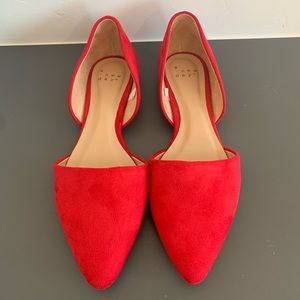 Red Ballet Flats